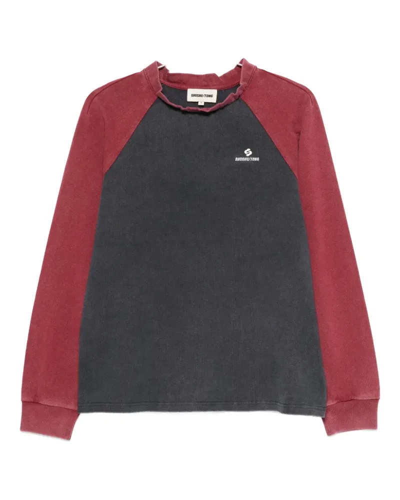 SHUSHU/TONG raglan-sleeve sweater - Grau Grau