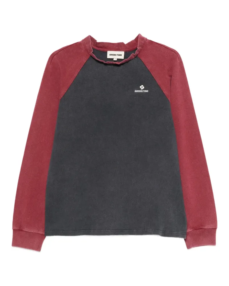 SHUSHU/TONG raglan-sleeve sweater - Grau Grau