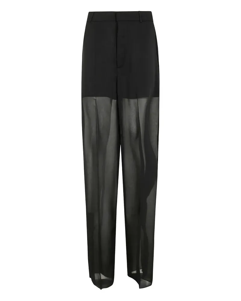 Blumarine Hose mit Kontrasteinsätzen - Schwarz Schwarz