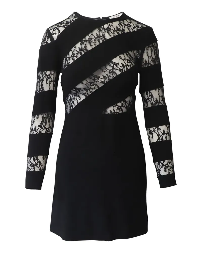 Sandro cut-out lace dress - Schwarz Schwarz