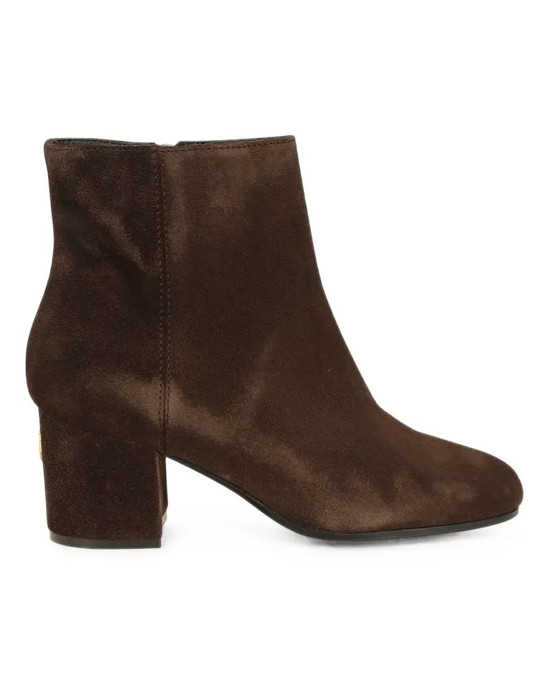 Via Roma 15 Stiefeletten mit Logo-Schild - Braun Braun