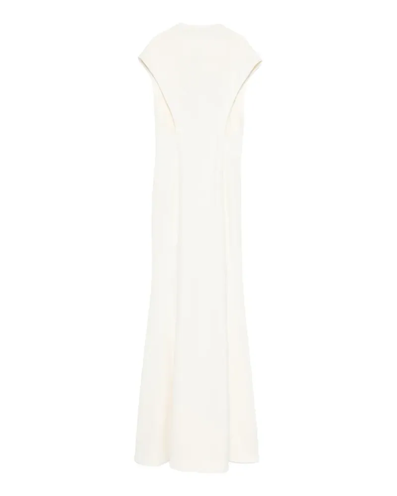 Jil Sander cap-sleeve maxi dress - Weiß Weiß