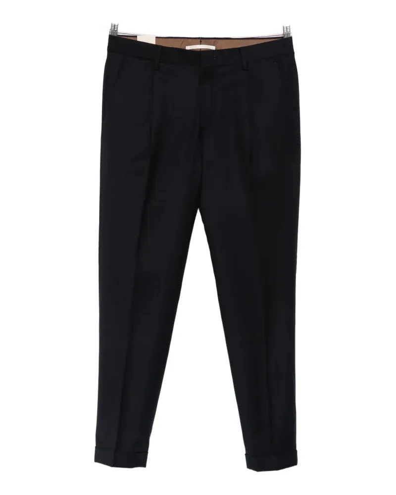 Briglia 1949 pressed-crease turn-up trousers - Blau Blau