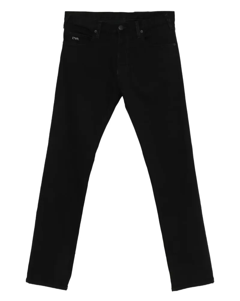 Emporio Armani Five-Pocket-Jeans - Schwarz Schwarz
