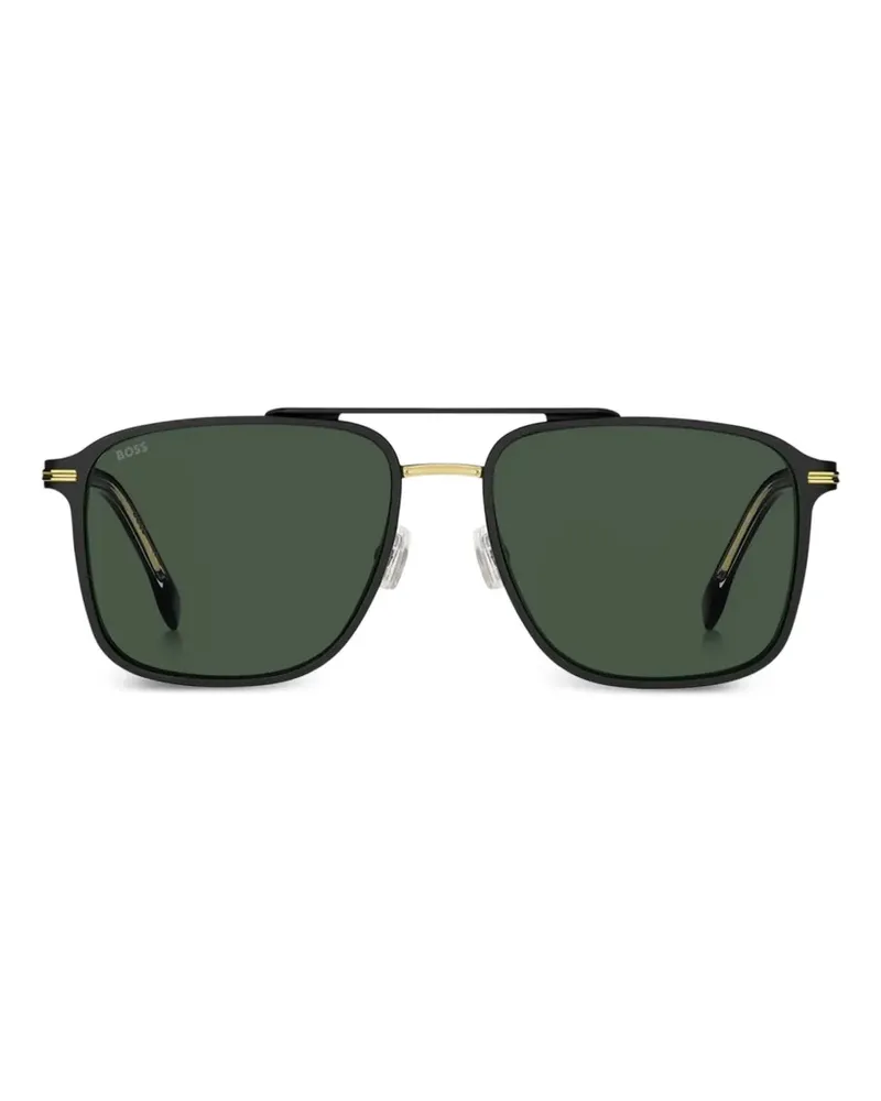 HUGO BOSS navigator-frame sunglasses - Schwarz Schwarz