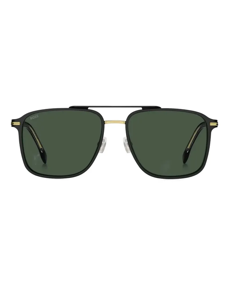 HUGO BOSS navigator-frame sunglasses - Schwarz Schwarz