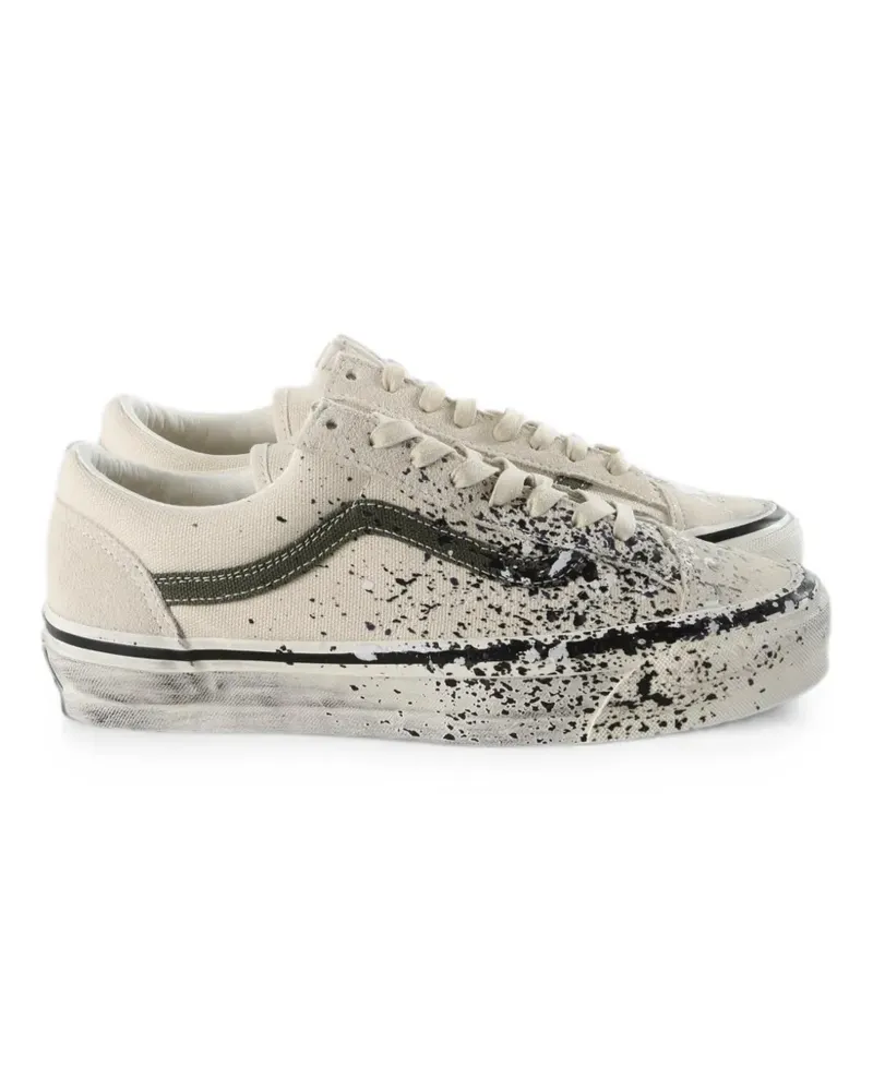 Vans paint-splatter Old Skool sneakers - Nude Nude