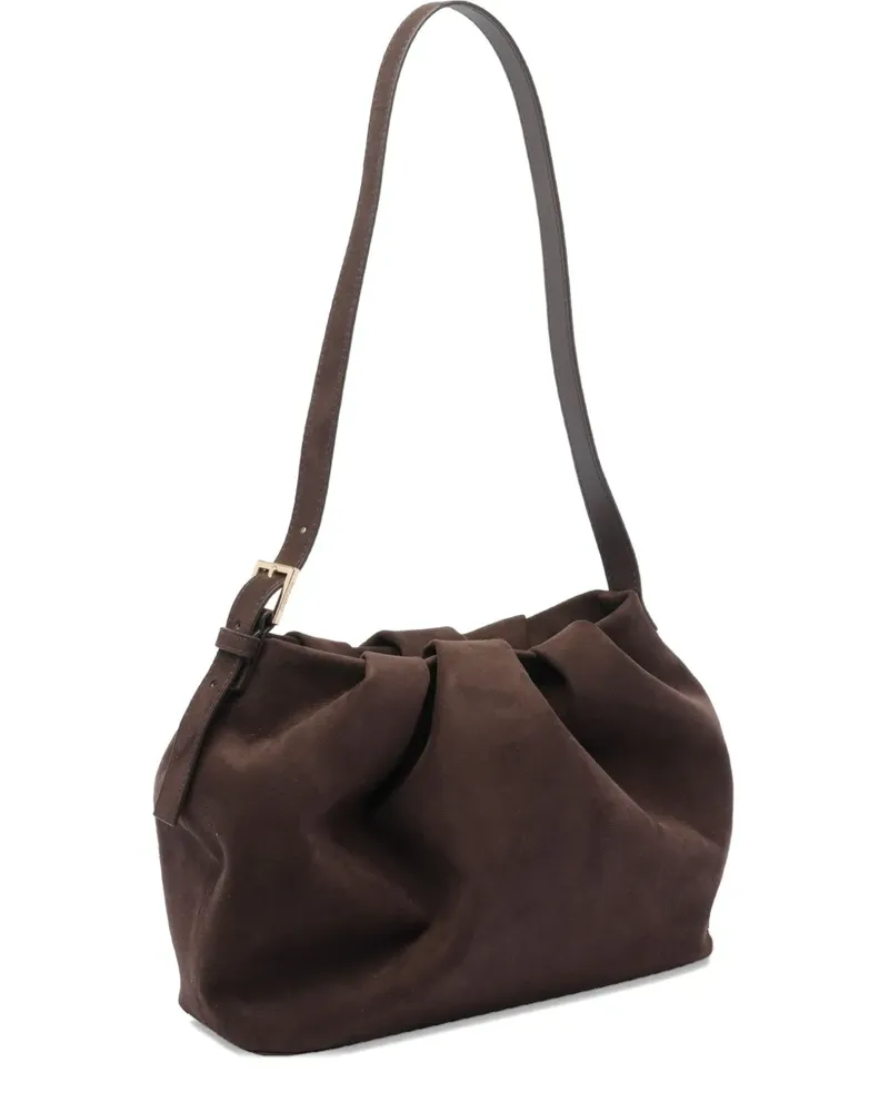 THEMOIRÈ Schultertasche aus Wildleder - Braun Braun