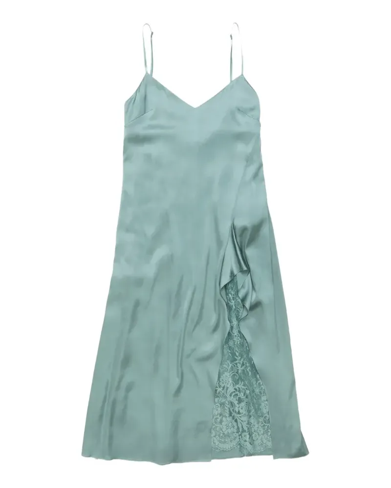 Acne Studios lace slip midi dress - Grün Grün