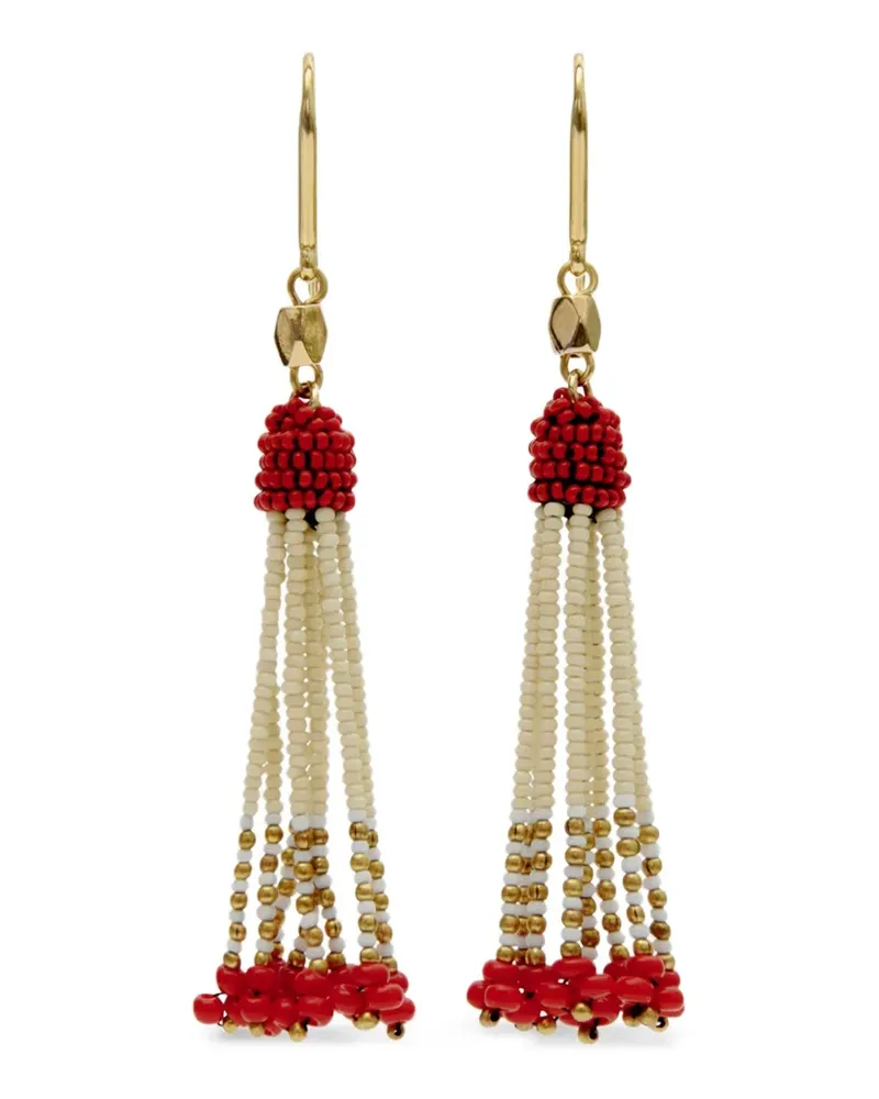 Isabel Marant Nina Pendant Ohrringe mit Perlen - Gold Gold