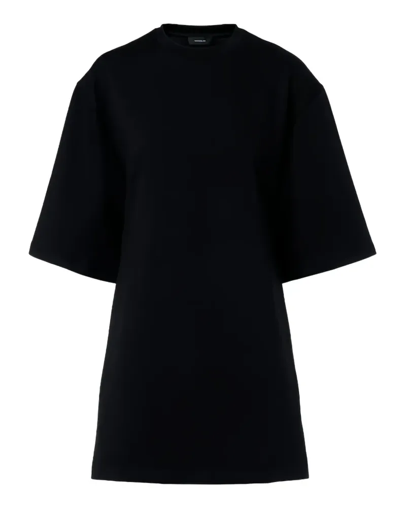 WARDROBE.NYC T-Shirtkleid mit Cut-Out in Herzform - Schwarz Schwarz
