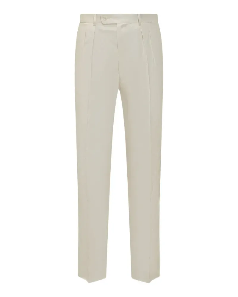 Gabriele Pasini pleated pressed-crease trousers - Nude Nude