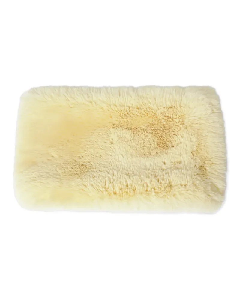 FRANKIE Shop Ginevra Schal aus Faux Fur - Nude Nude