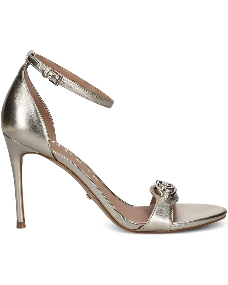Guess Pumps mit Logo-Schild 100mm - Grau Grau