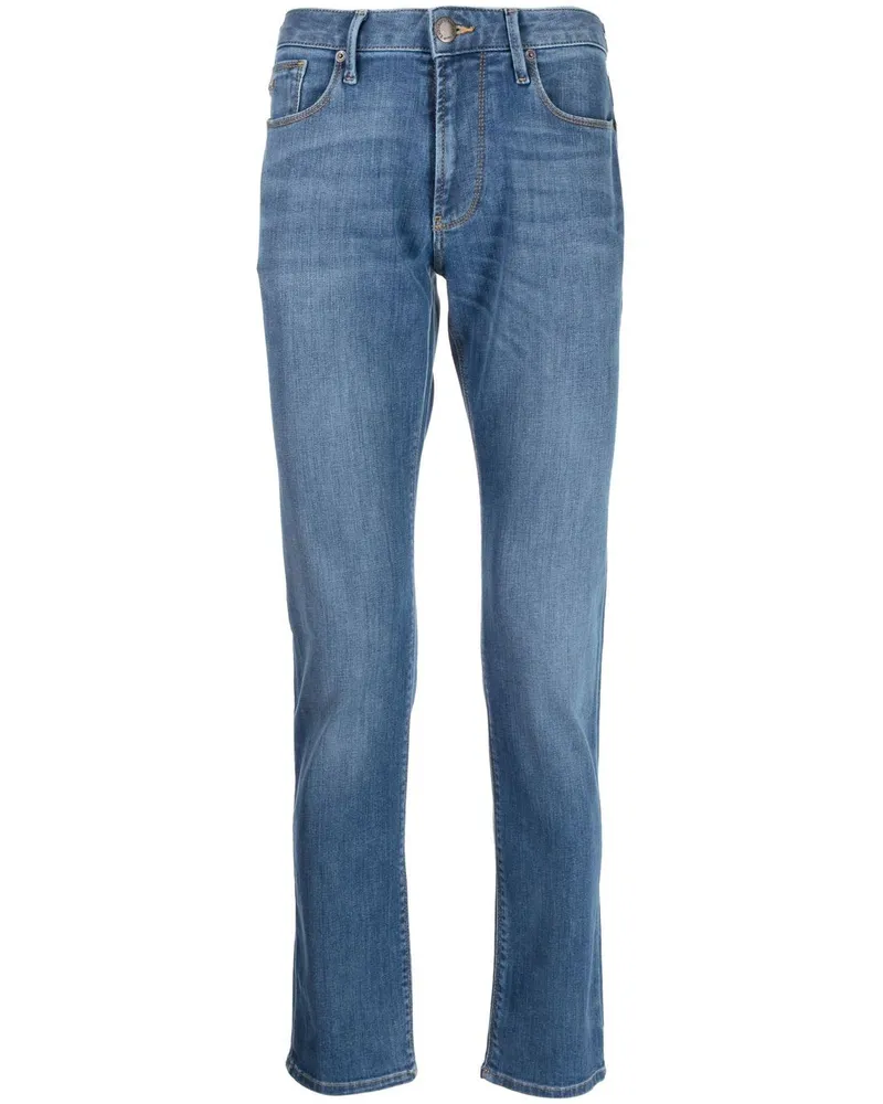 Emporio Armani Klassische Slim-Fit-Jeans - Blau Blau