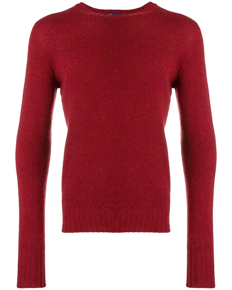 Drumohr  Pullover mit Rundhalsausschnitt - Rot Rot