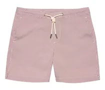 Bulldog Seersucker-Badeshorts - Rot