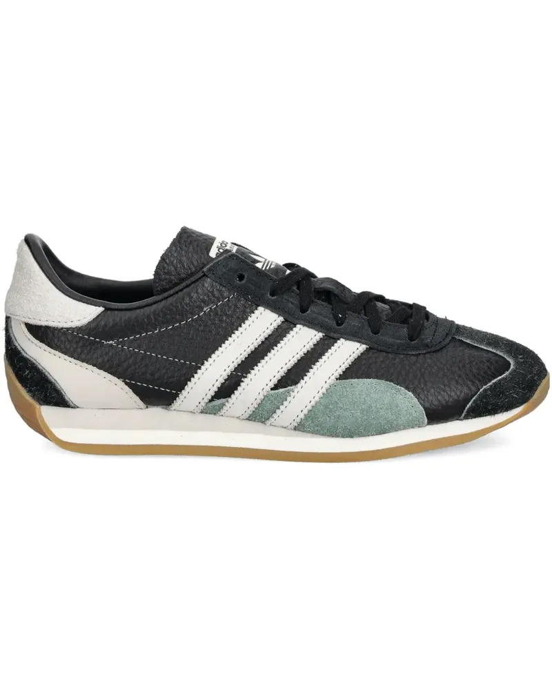 adidas Retro Sneakers mit Einsätzen - Schwarz Schwarz