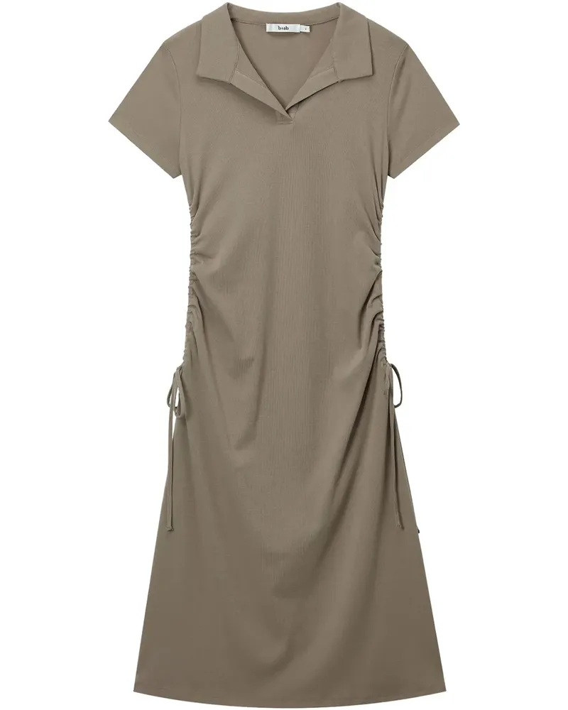 b+ab Kleid mit Kordelzug - Braun Braun