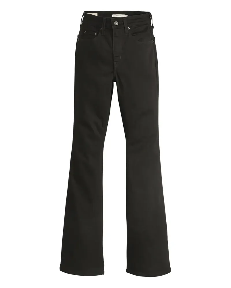 Levi's 726 Schlagjeans mit hohem Bund - Schwarz Schwarz