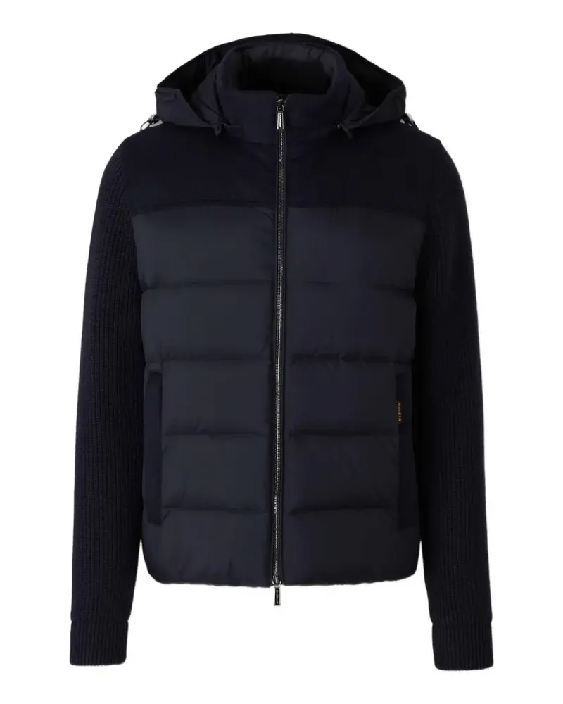 MOORER Gefütterte Kapuzenjacke - Blau Blau