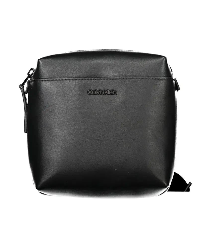 Calvin Klein logo-lettering shoulder bag - Schwarz Schwarz