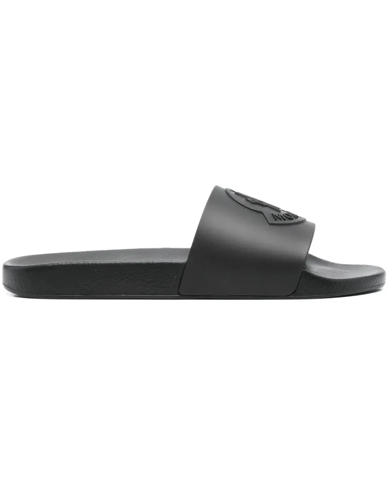 Moncler Basile Pantoletten - Schwarz Schwarz