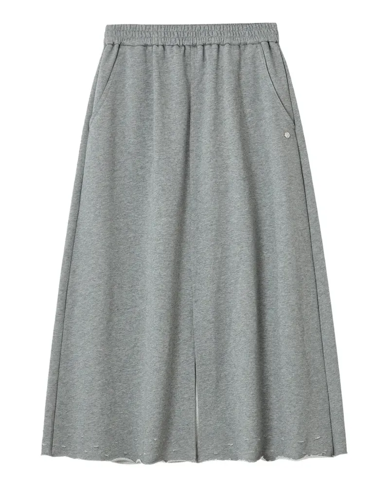 b+ab A-line midi skirt - Grau Grau