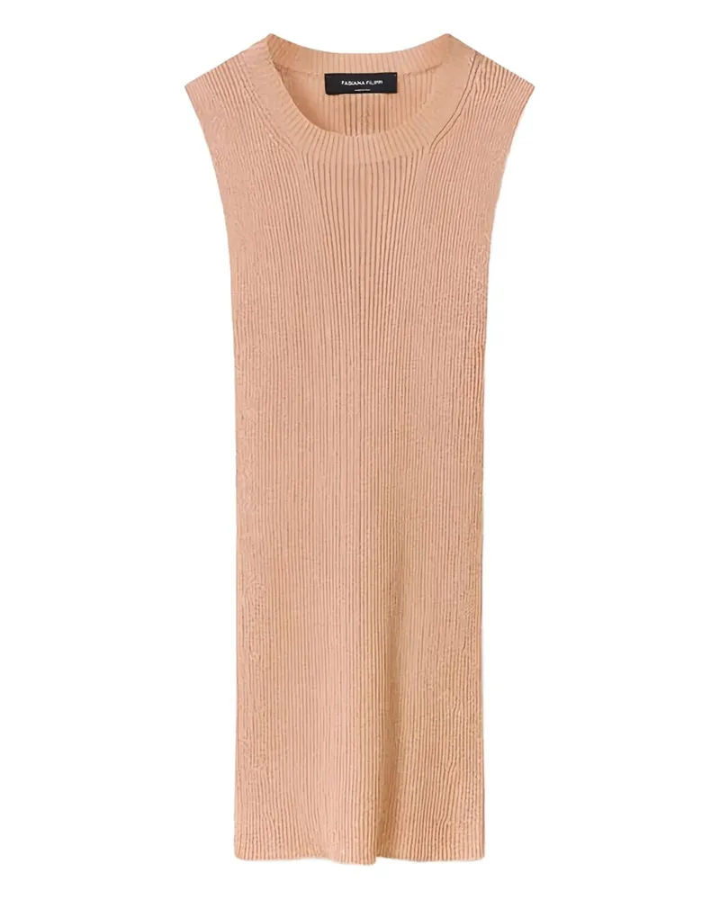 Fabiana Filippi Geripptes Top - Nude Nude