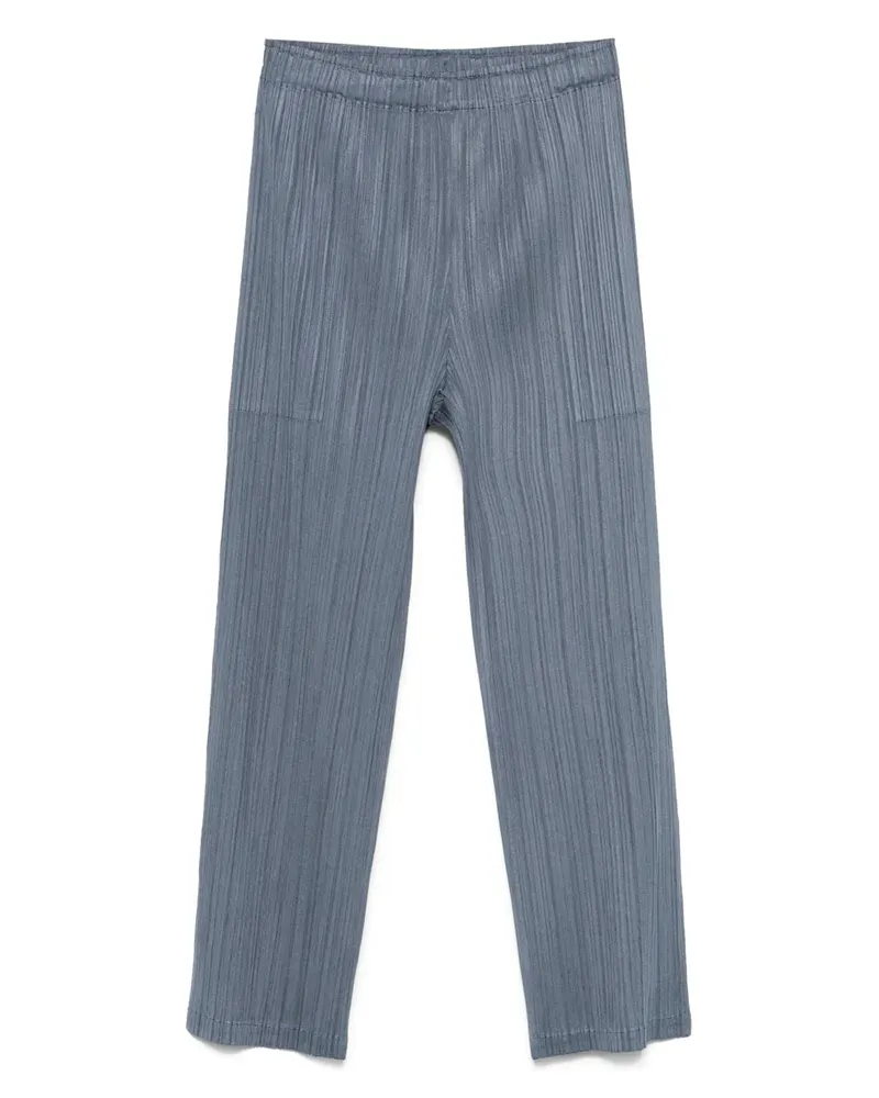 Issey Miyake Hose mit Bundfalten - Blau Blau