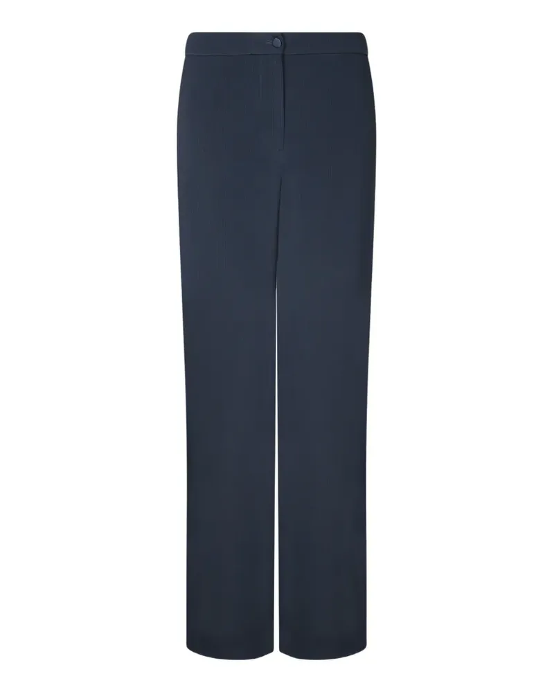Emporio Armani ribbed-knit trousers - Blau Blau