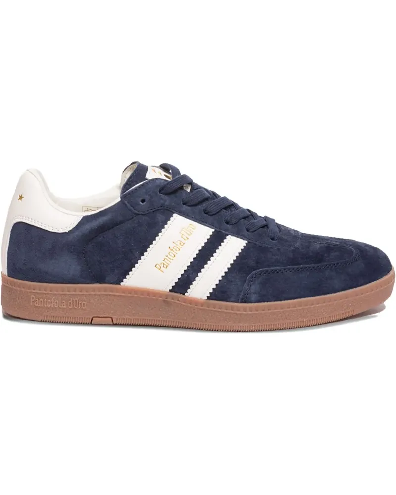 Pantofola d´Oro suede stripe-detail sneakers - Blau Blau