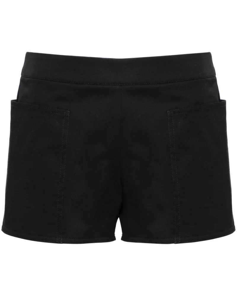 Max Mara Shorts aus Gabardine - Schwarz Schwarz