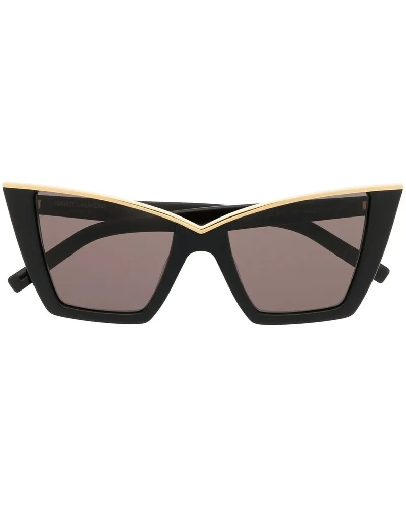Saint Laurent SL 570 Cat-Eye-Sonnenbrille - Schwarz Schwarz