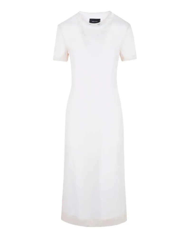 Simone Rocha pearl-embellishment dress - Weiß Weiß