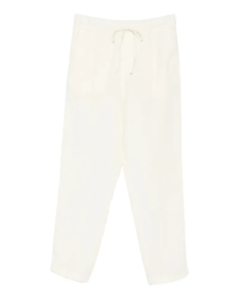 120% Lino drawstring trousers - Nude Nude