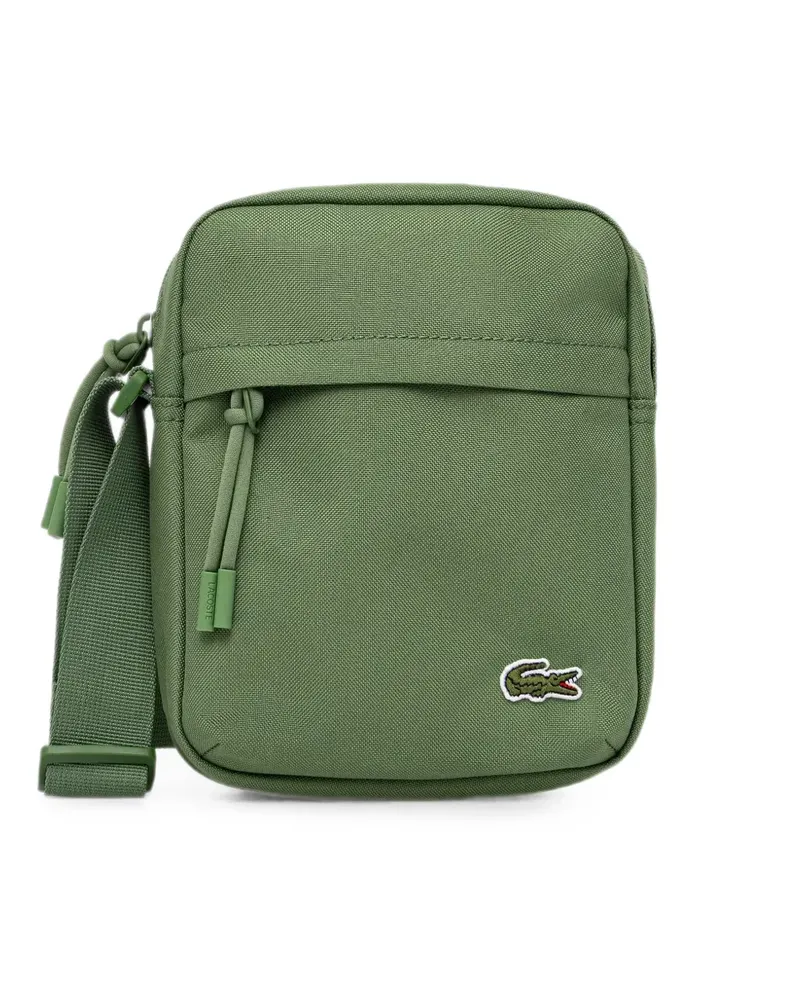 Lacoste Neocroc logo-patch messenger bag - Grün Grün