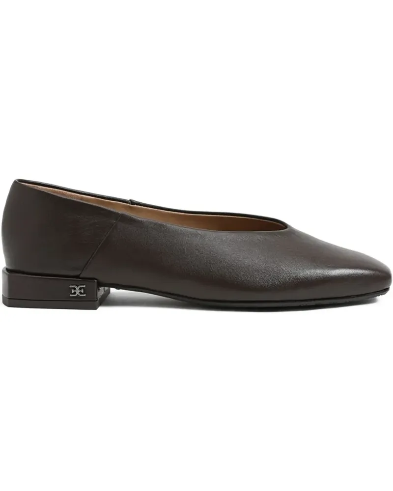 Sam Edelman Kasey Ballerinas mit eckiger Kappe - Braun Braun