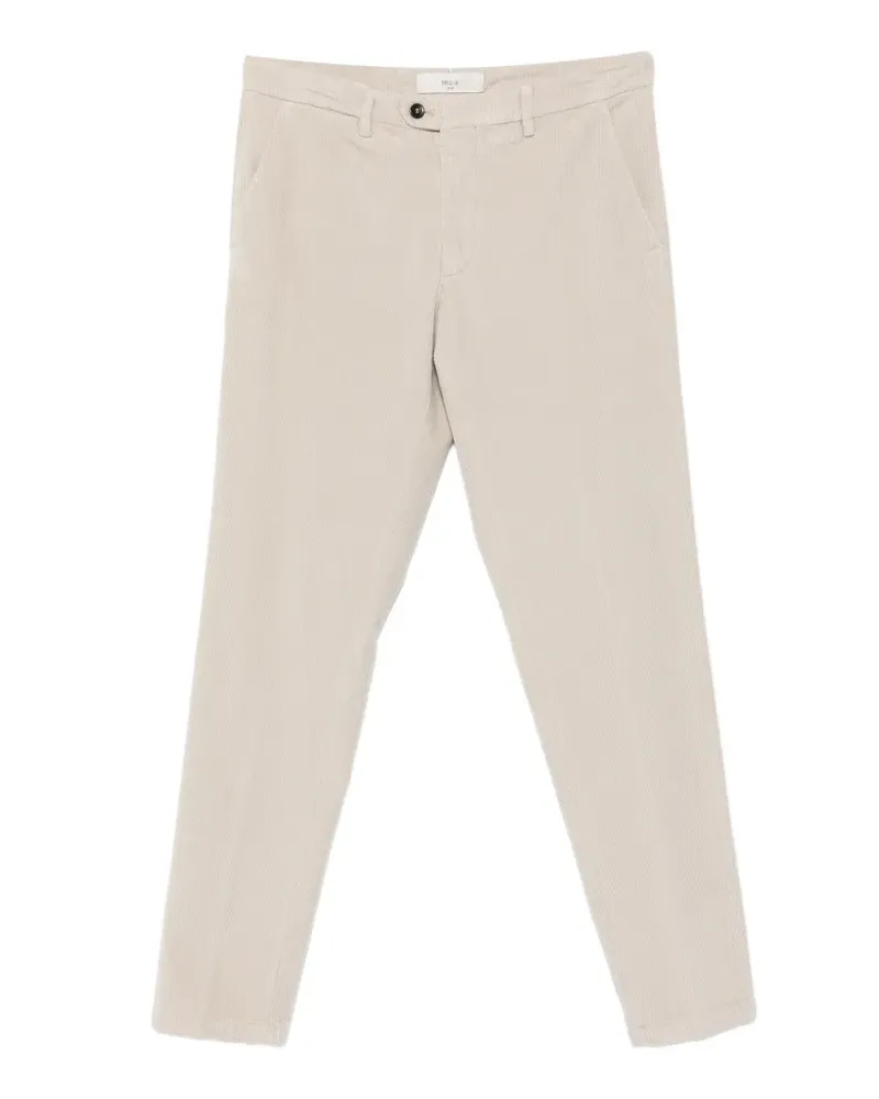 Briglia 1949 Gerade Hose mit Cord-Effekt - Nude Nude