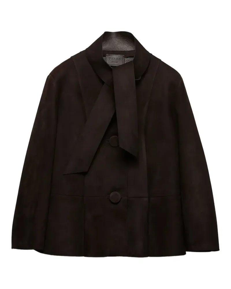 Prada Jacke aus Wildleder - Braun Braun