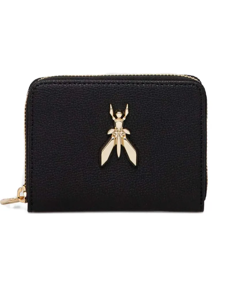 Patrizia Pepe Fly-motif zip wallet - Schwarz Schwarz