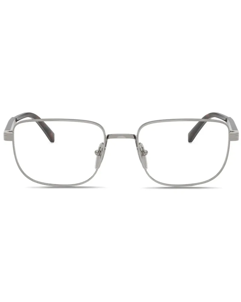 Prada Brille mit eckigem Gestell - Grau Grau