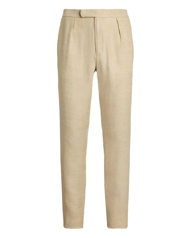 Ralph Lauren Klassische Twill-Hose - Nude Nude