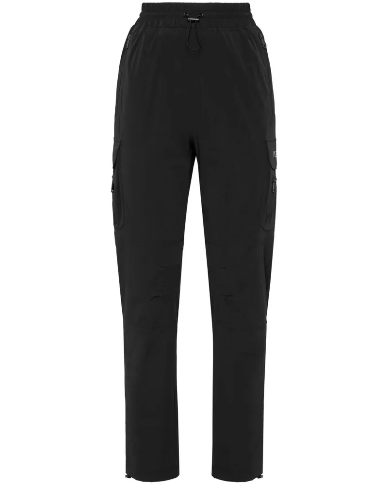 Philipp Plein Jogginghose mit Logo-Print - Schwarz Schwarz