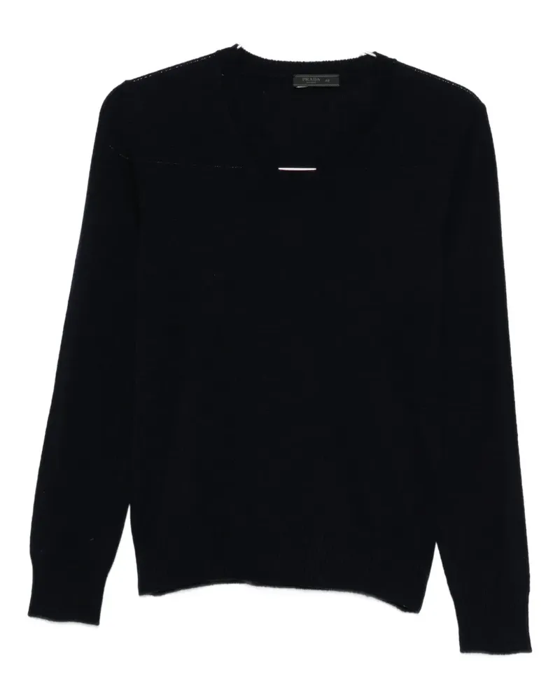 Prada V-neck sweater - Blau Blau