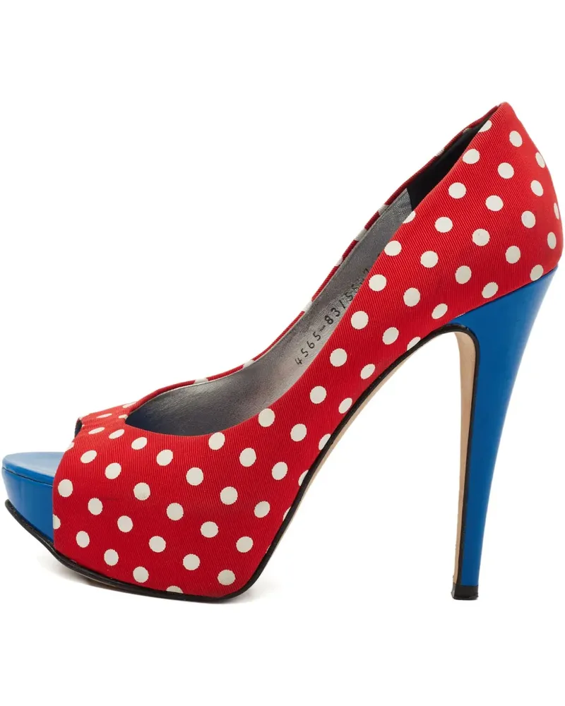 Gina 2024 Pumps mit Plateau - Rot Rot