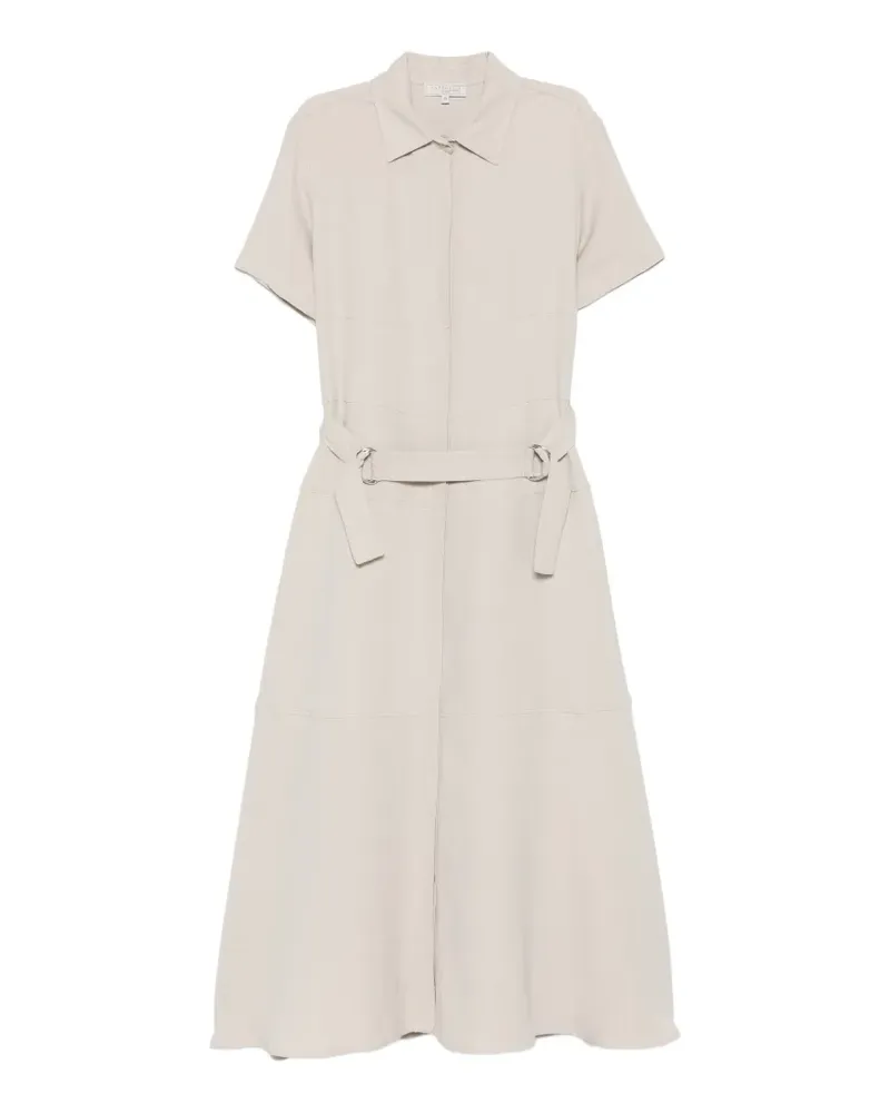 Antonelli Firenze Moira belted panelled midi dress - Nude Nude