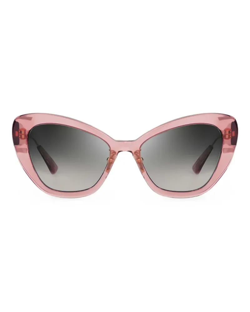 Bugatti logo-plaque cat-eye glasses - Rosa Rosa
