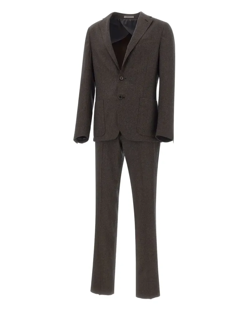 Corneliani Anzug mit zwei Knöpfen - Braun Braun