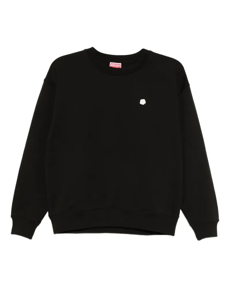 Kenzo Boke Flower Sweatshirt mit Stickerei - Schwarz Schwarz